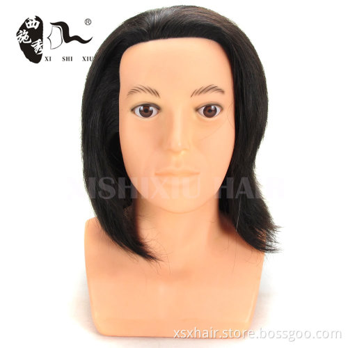 Low Cost Best Quality 100% Human Hair Training Head Stand For Salon Practice
